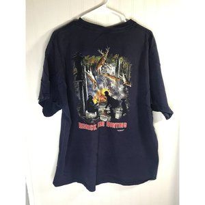 Y2k Redneck Buckwear mens t shirt sz LG